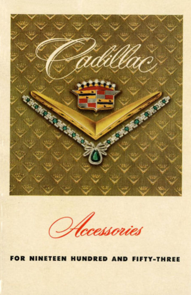 1953 Cadillac Accessories Booklet